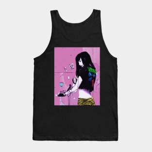 Cool Girl Vaporwave Cyberpunk Cool Tshirt Tank Top